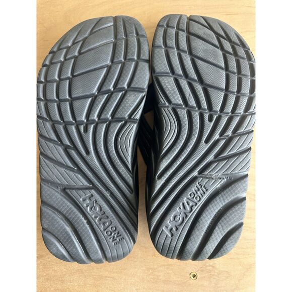 HOKA ONE ONE Ora Recovery Flip Flops Men’s Size 10 Black Comfort Sandals main image 6